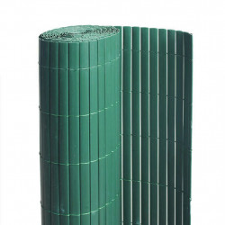 Canisse PVC - vert double face 1,20 x 3 m - occultation 90 % - lattes 16 mm de marque Lm Green, référence: J10138700