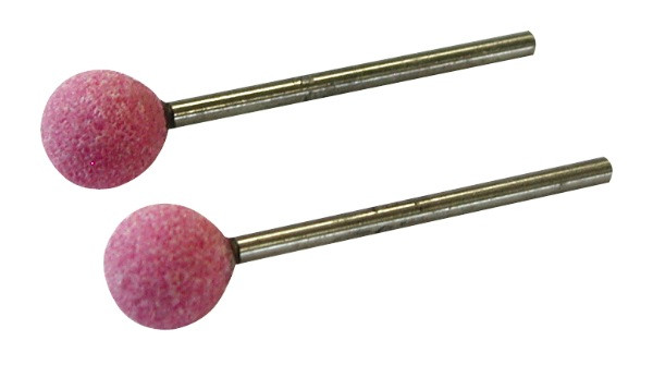 2 meules oxyde d'alumine sphérique Ø 10 mm