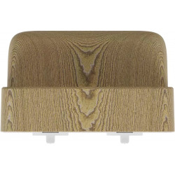 Chauffage soufflant céramique - Cerambois Essential - 1500 W - Effet bois - 2 puissances - Thermostat réglable - Silencieux - Supra