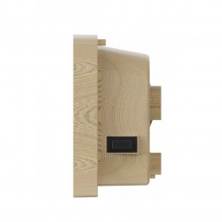 Radiateur mural soufflant céramique - Cerambois Wall - 2000 W - Effet bois - Écran tactile LED - Programmable - Avec télécommand - Supra