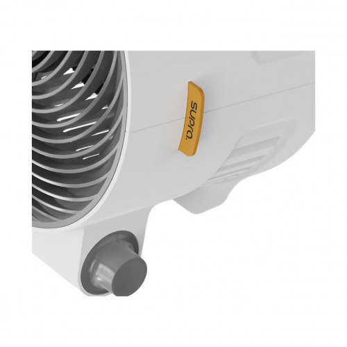 Chauffage soufflant et ventilateur - Omnia - 2000 W - 3 modes - Thermostat réglable - Sécurité anti-basculement - Blanc et gris - Supra