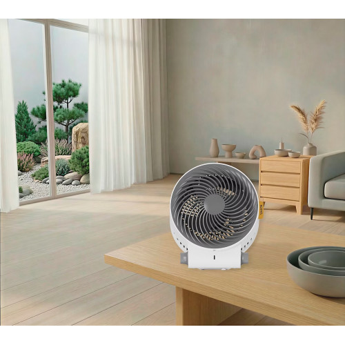 Chauffage soufflant et ventilateur - Omnia - 2000 W - 3 modes - Thermostat réglable - Sécurité anti-basculement - Blanc et gris - Supra