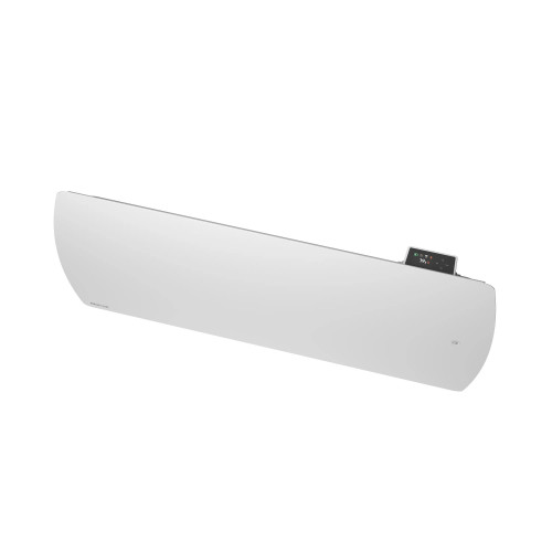 Radiateur électrique - LAVAROC - Inertie pierre de lave naturelle - 1000 W - Horizontal - Blanc - Programmable - Connecté - Déte - Noirot