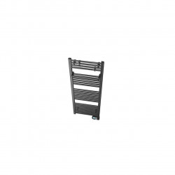 Sèche-serviettes électrique - FLOBAIN II - Inertie fluide - 750 W - Vertical - Noir - Programmable - Fonction Boost - Détection - Noirot