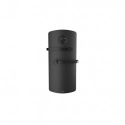 Sèche-serviettes électrique - ANURI 2 - Avec soufflerie - 1200 W - Vertical - Noir - Programmable - Connecté - Fonction Boost - 