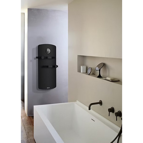 Sèche-serviettes électrique - ANURI 2 XL - Avec soufflerie - 1700 W - Vertical - Noir - Programmable - Connecté - Fonction Boost - Noirot