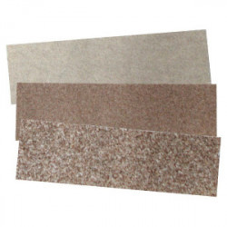 3 feuilles abrasives corindon (grain 80 - 150 - 240) de marque MAXICRAFT, référence: B1797000