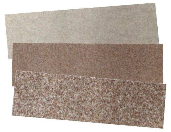 3 feuilles abrasives corindon (grain 80 - 150 - 240)