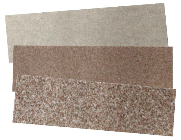 3 feuilles abrasives corindon (grain 80 - 150 - 240)