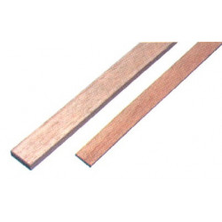 1 baguette rectangulaire Samba 1000 x 2 x 5 mm de marque MAXICRAFT, référence: B1818100