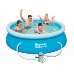 Piscine Ronde "Fast Set" Ø244 x 66 cm + filtre - BESTWAY