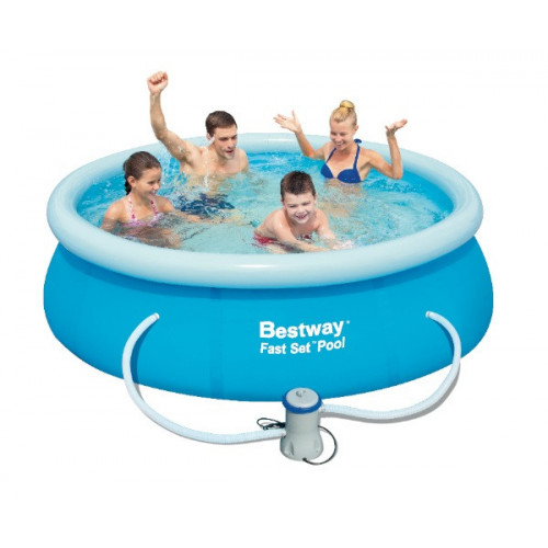 Piscine Ronde "Fast Set" Ø244 x 66 cm + filtre - BESTWAY