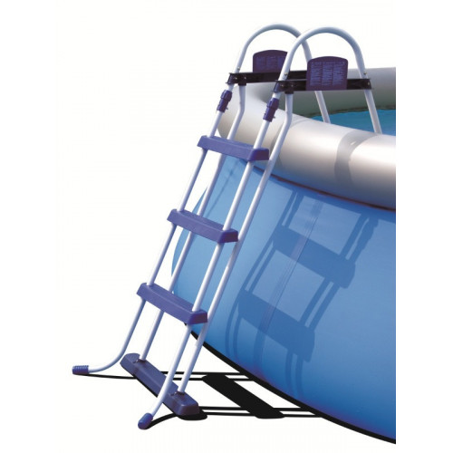 KIT Piscine "Steel Frame" 404 x 201 x 100cm + filtre à sable - BESTWAY