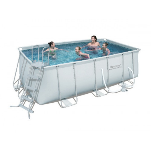 KIT Piscine "Steel Frame" 412 x 201 x 122 cm - BESTWAY