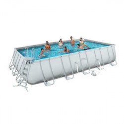 KIT Piscine "Steel Frame" 671 x 366 x 132 cm - BESTWAY