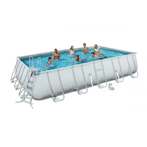 KIT Piscine "Steel Frame" 671 x 366 x 132 cm - BESTWAY