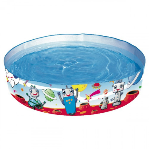 Piscine "Fill 'N Fun" Decor Robots Ø 122 x 25cm - BESTWAY