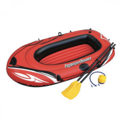 Bateau gonflable Hydroforce 197 x 115cm + 2 rames + gonfleur - BESTWAY