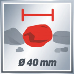 Pompe pour eaux chargées – GC-DP 1340 G – Débit 23 000 l/h – Corps fonte et inox - EINHELL 