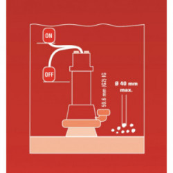 Pompe d'évacuation GC-DP 1340 G - EINHELL 