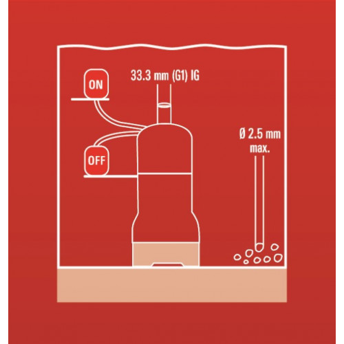 Pompe immergée GC-DW 900 N - EINHELL 