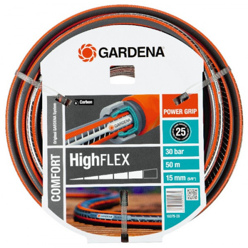 Tuyau d'arrosage HighFlex Ø 15 mm - 50 m - GARDENA