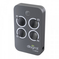 Télécommande 4 touches portails/garages/volets - Diagral by Adyx