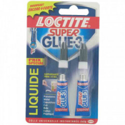 Super Glue 3 - 2 x 3 g de marque Loctite, référence: B2387500