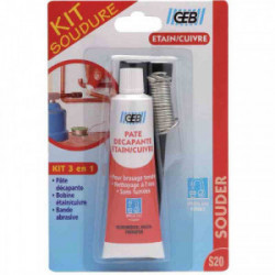 Kit soudure étain/cuivre de marque GEB, référence: B2426200