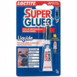 Super Glue 3 liquide 3 g de marque Loctite, référence: B2429800