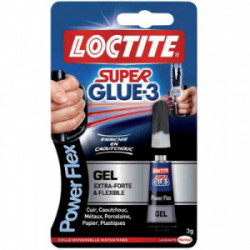 Super Glue 3 Flex Gel 3 g de marque Loctite, référence: B2430100