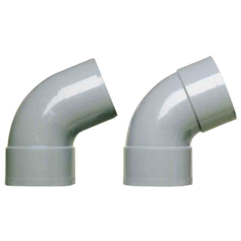 Coude d'évacuation PVC GIRPI 80 mm NF Me NF E MâleFemelle - vue 2