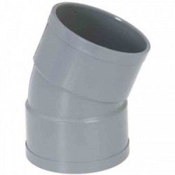 Coude d'évacuation à 22°30 femelle/femelle Ø 40 mm de marque GIRPI, référence: B2645000