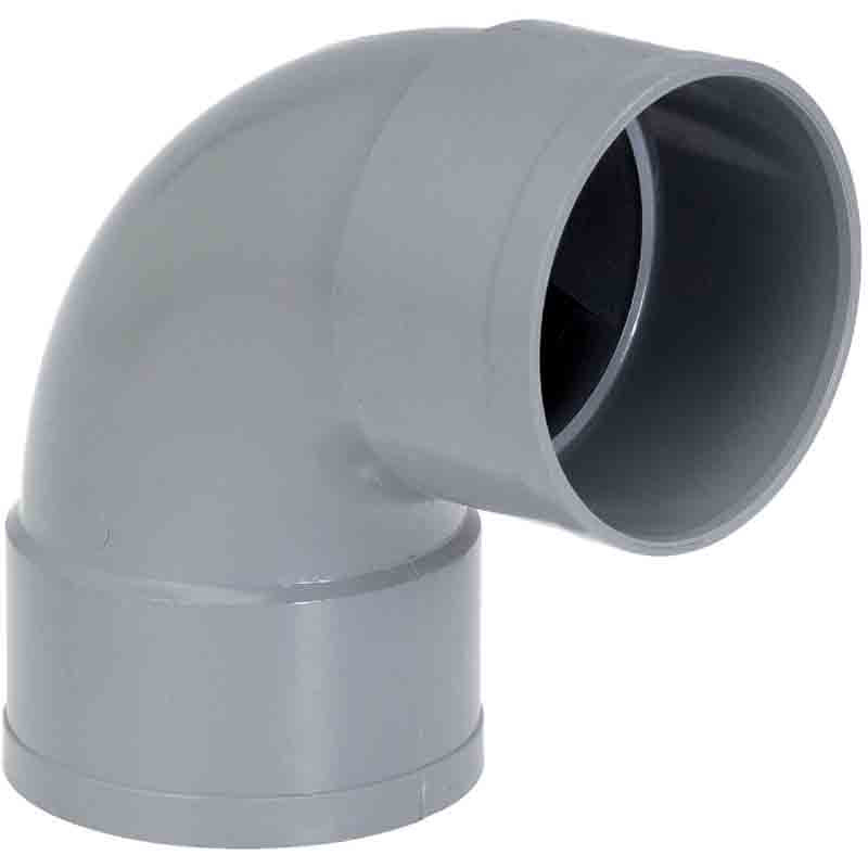 Raccord PVC coudé 87 degrés30 Diamètre 125 mm Double emboîture Girpi - vue 2
