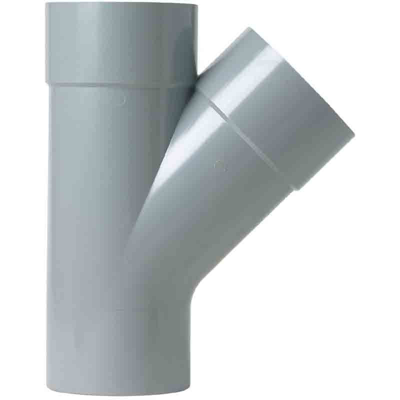 Culotte d'évacuation à 45° mâle/femelle Ø 80 mm