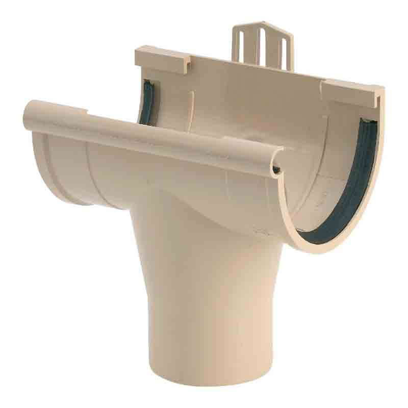 Naissance centrale de gouttière Sable PVC Toit - vue 2