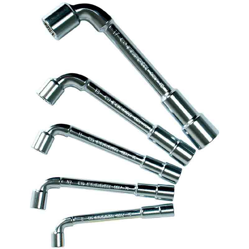 Clé à Pipe Débouchée FACOM 6 Pans 6 Mm X 34 - Outil Professionnel Pour Serrage Puissant, Tête Courte Et Longue, Qualité Forgée - 3