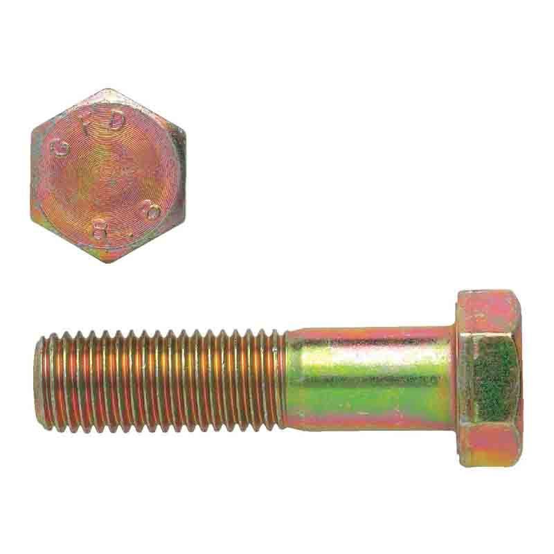 Corps de boulon 6 pans 8/8 zingué Ø 16 x 90 mm - Par 25