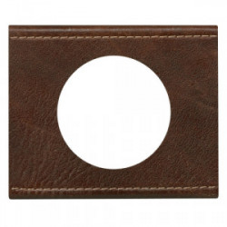 Celiane plaque 1 poste cuir texture - LEGRAND