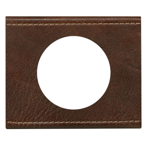 Celiane plaque 1 poste cuir texture - LEGRAND