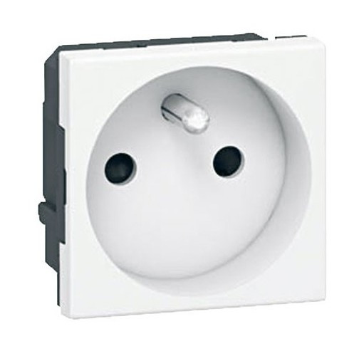 Mosaic pack s prise 2 pôles + terre bornes automatiques mécanismes