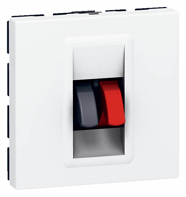 Mosaic prise haut-parleur 2 modules mécanismes