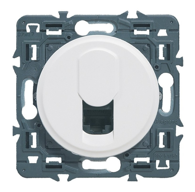 Celiane prise RJ45 blanc à composer