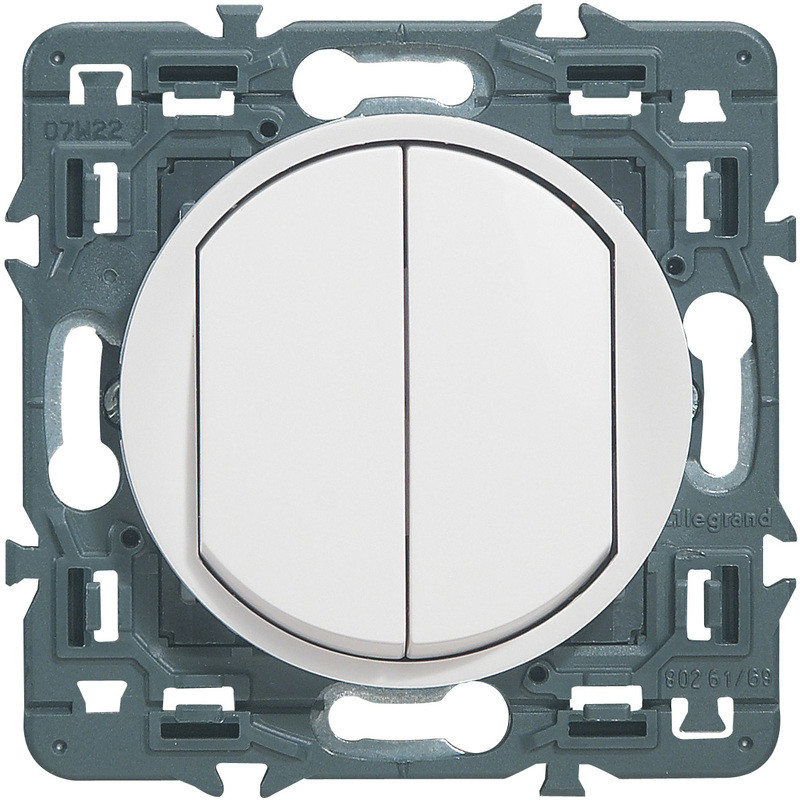 Celiane double va et vient blanc mécanisme