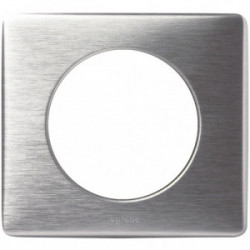 Celiane plaque 1 poste aluminium - LEGRAND