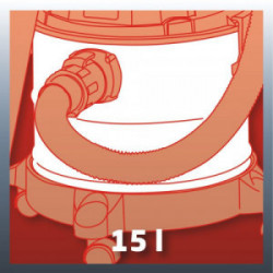 Aspirateur eau et poussière TH-VC 1815  RECONDITIONNE - EINHELL 