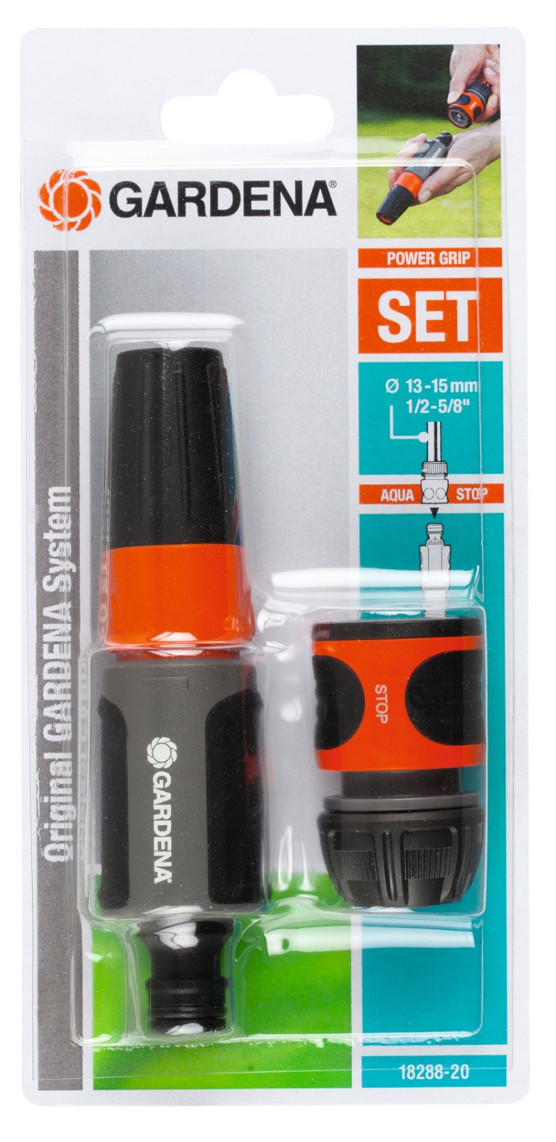 Nécessaire d'arrosage 15 mm pour équiper un tuyau Ø 13 - 15 mm