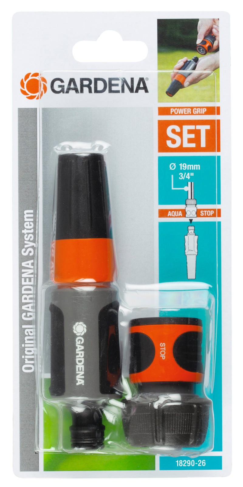 Nécessaire d'arrosage 19 mm pour équiper un tuyau Ø 19 mm