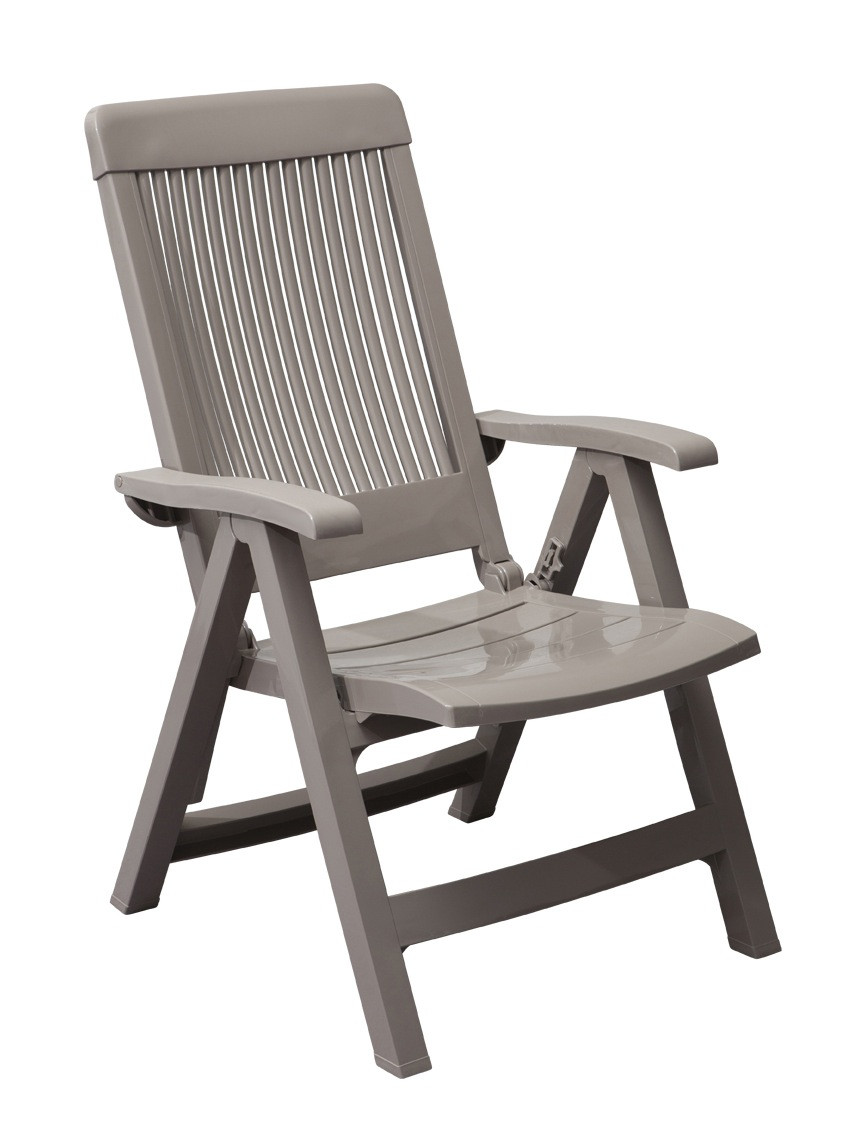 Grosfillex Lot de 2 fauteuils de jardin "Fidji 3" dossier réglable