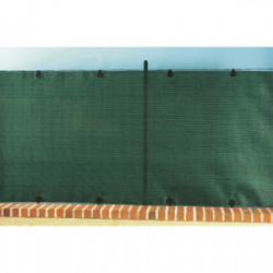 Brise vue tissé 95% occultant - vert- 1 x 50 m TOTALTEX - NORTENE 